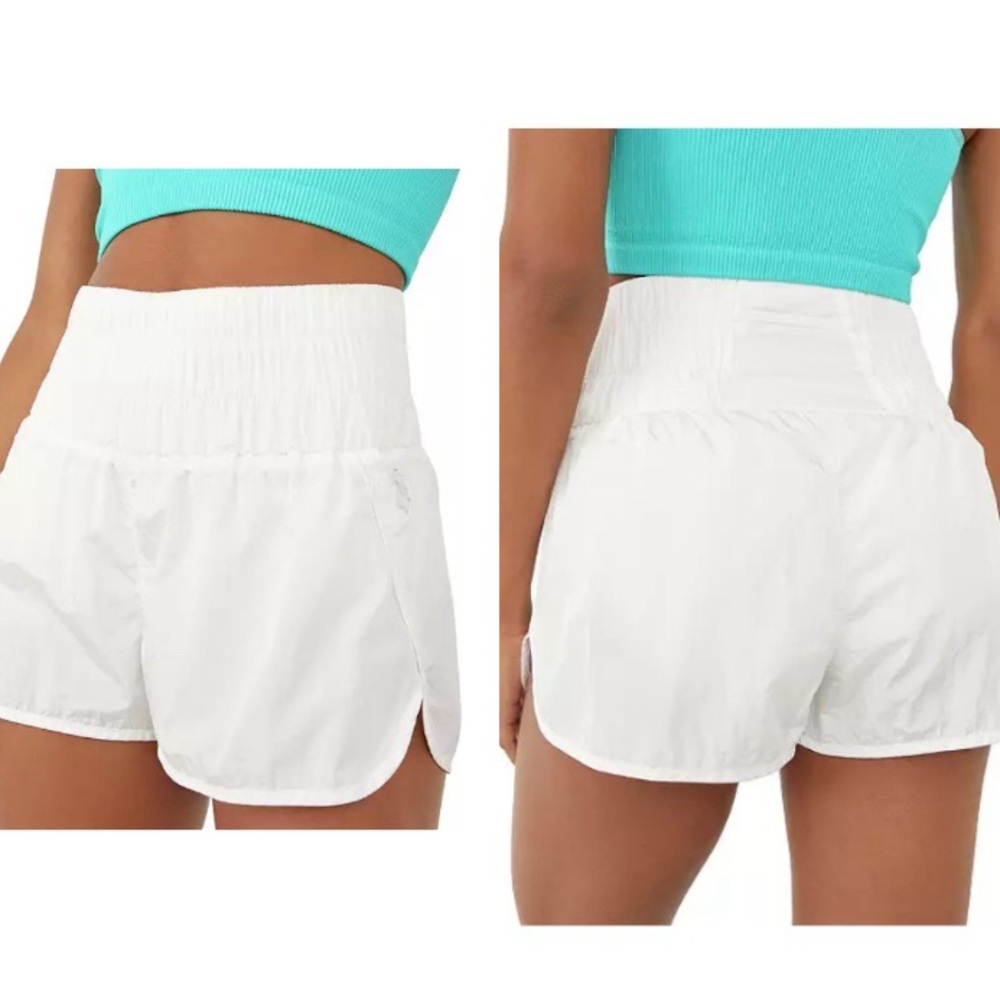 * NWOT Free People white the way home shorts size L